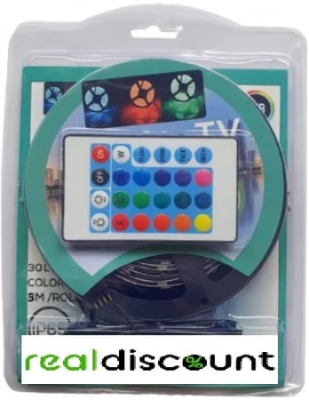 Becuri LED - Banda RGB LED strip cu conectare USB,5M