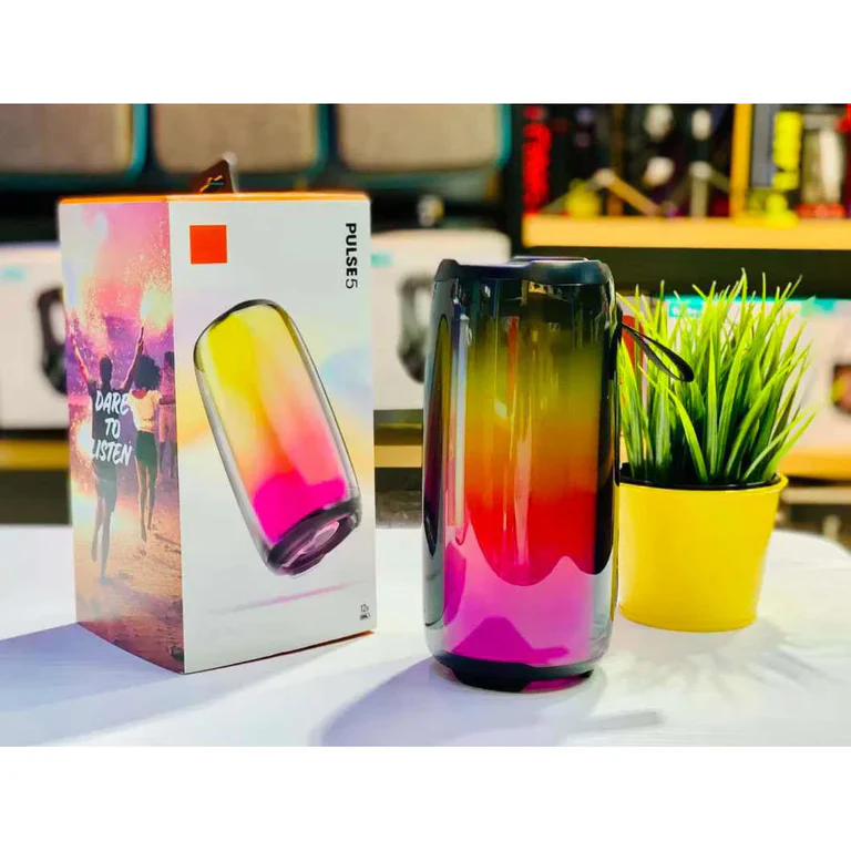 Boxa portabila cu lumini colorate, Bluetooth, PLUSE5 Middle Wirelless [5]