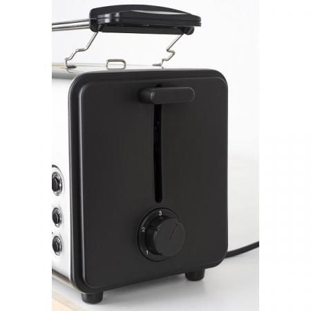 Prajitor paine dublu inox,1300W, 6 grade de rumenire si functii multiple [3]