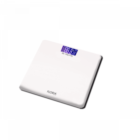 Cantare corporale - Cantar corporal Floria ZLN7683 din sticla securizata, capacitate 3-180Kg, Display LCD