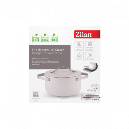 Oala din 5 straturi de material, 24 cm diametru, capacitate 5.2l, manere nituite din otel inoxidabil [3]