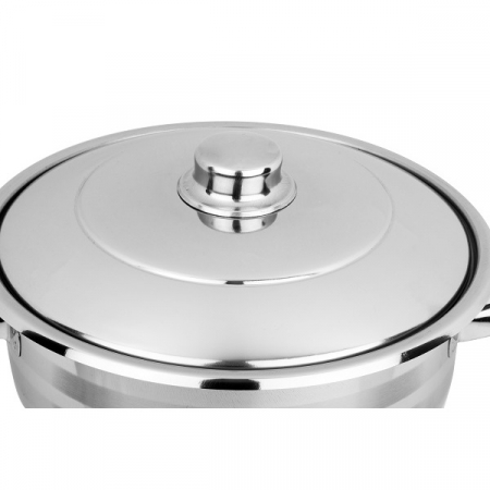 Oala inox cu capac,diametru 22 cm,capacitate 3 L [1]