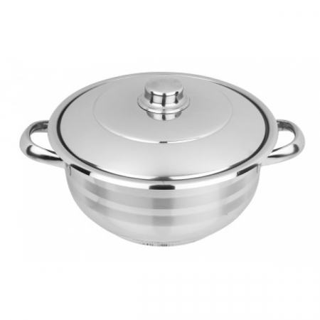 Casă & grădină - Oala inox cu capac,diametru 22 cm,capacitate 3 L