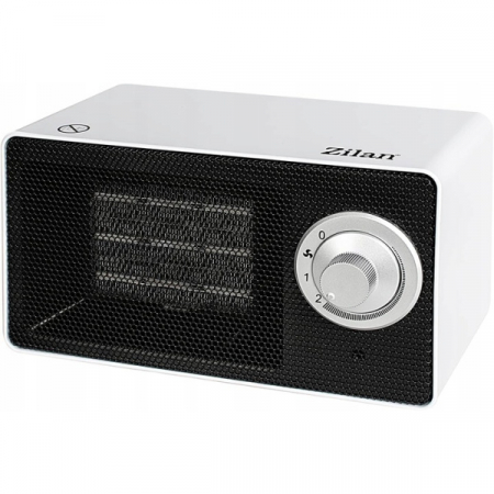 Aeroterma ceramica  Alb, 1000W, 2 nivele de incalzire, oprire automata la rasturnare [4]