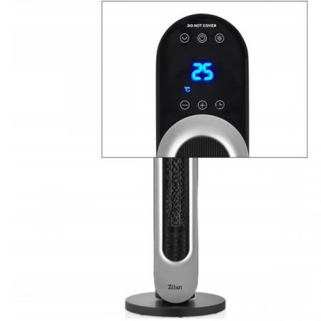 Aeroterma turn  Negru, 2200W, protectie la supraincalzire, 3 trepte de viteza [2]