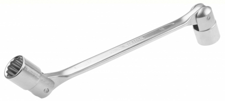 Chei tubulare - Cheie cu capat rotativ cu capat dublu. Cr-V 16x18mm