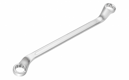 Chei inelare - Cheie inelara dubla Cr-V 24x27 mm, Industrial, Tolsen