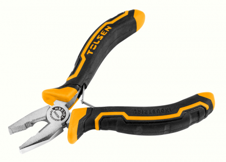 Scule de mana - Cleste combinat Mini, 115 mm, placat cu nichel, manere din d