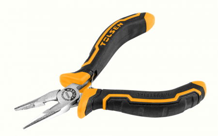 Scule de mana - Cleste cu falci alungite drepte Mini, 115 mm, placat cu nich