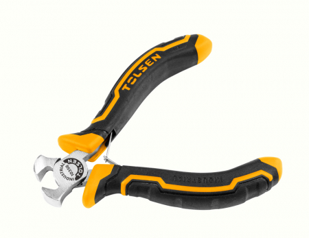 Scule de mana - Cleste cu taiere frontala Mini 115 mm, placat cu nichel, man