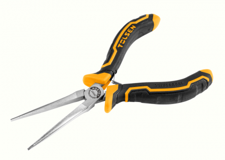 Scule de mana - Cleste cu varf lung ascutit, mini 155 mm, placat cu nichel,