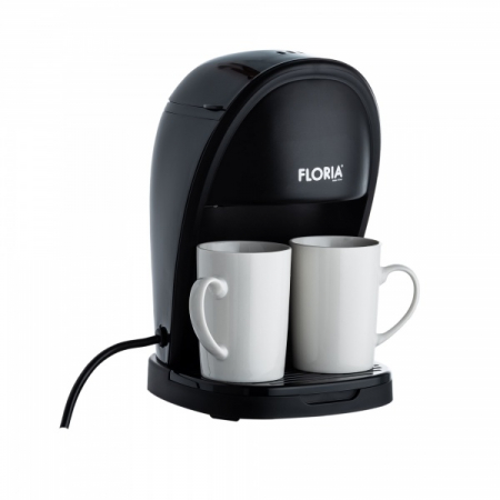 Aparat de facut cafea,filtru de nailon, cupa pentru masurat, 2 cesti incluse, Negru [5]