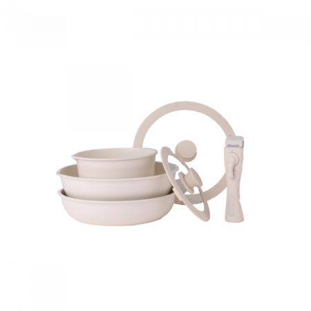 Set vase de gatit 5 din 8 piese, 5 straturi de material, compatibil cuptor [2]