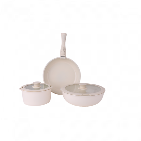 Set vase de gatit 5 din 8 piese, 5 straturi de material, compatibil cuptor [3]