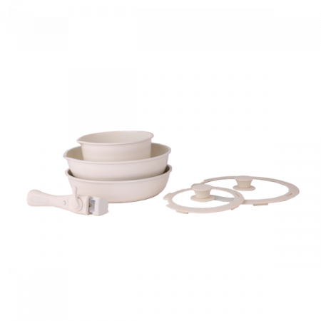 Set vase de gatit 5 din 8 piese, 5 straturi de material, compatibil cuptor [1]