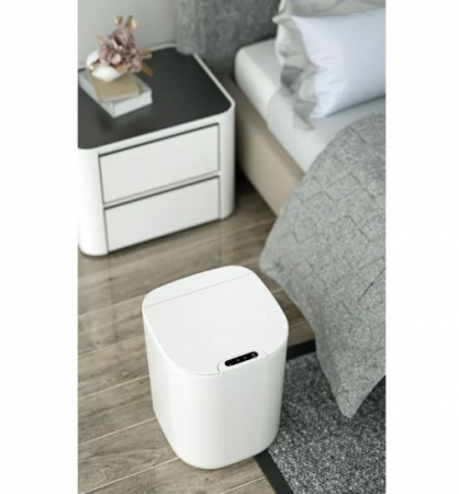 Cos de Gunoi Automat cu Sensor, pentru bucatarie sau baie, fabricat din plastic cu capac anti-miros, capacitate 16L [1]