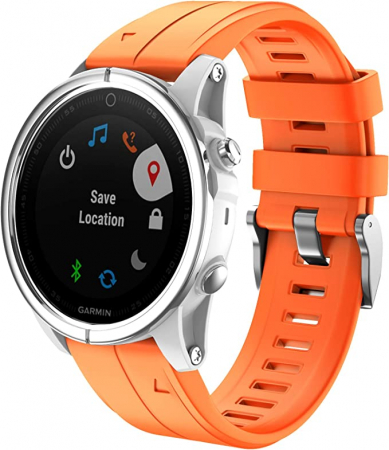 Curele de ceas - Curea ceas din silicon, 22 mm ​​compatibil cu 5S/Fenix ​​5S Plus