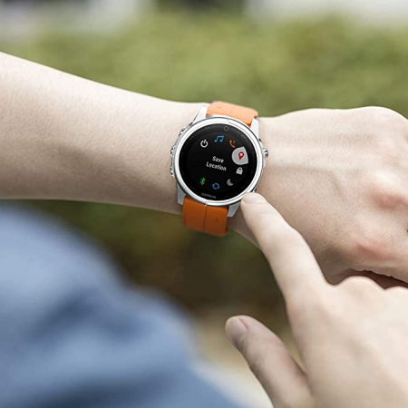 Curea ceas din silicon, 22 mm ​​compatibil cu 5S/Fenix ​​5S Plus [2]