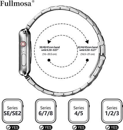 Curea ceas metalica otel Apple Watch [4]