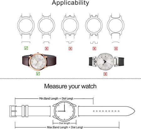Curea de ceas din piele 20mm [3]