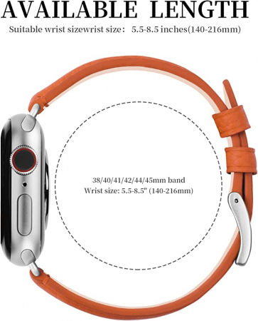 Curea ceas din piele  38mm [2]