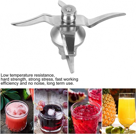 Cuțit pentru robot de bucătărie cu 4 lame și perie de curățare [6]