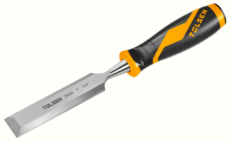 Scule de mana - Dalta pentru lemn , 8 mm, Cr-V, Industrial, GRIPro, Tolsen