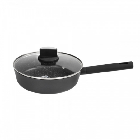 Cratite - Cratita cu invelis din marmura,5 straturi, 28 cm si maner fin la atingere, 3.9L