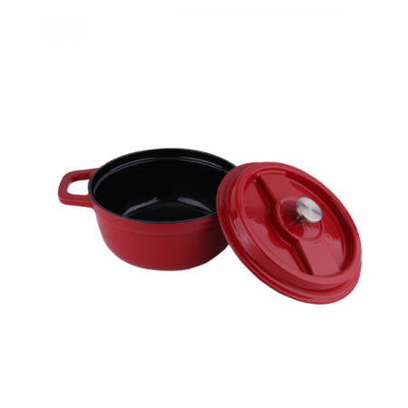 Oale - Oala,Din fier turnat sub presiune puternica, 2.6L, Diametru 22 cm, Inaltime 10 cm, Compatibila cuptor si masina de spalat vase