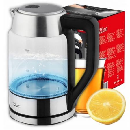 Fierbator de apa,transparent, putere 2200 W, capacitate 1.7 litri [11]