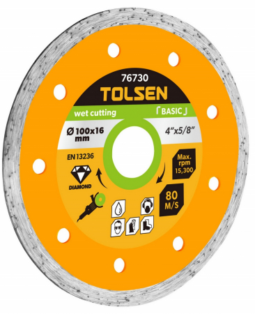 Accesorii scule - Disc cu diamant umed 125x22.2 mm