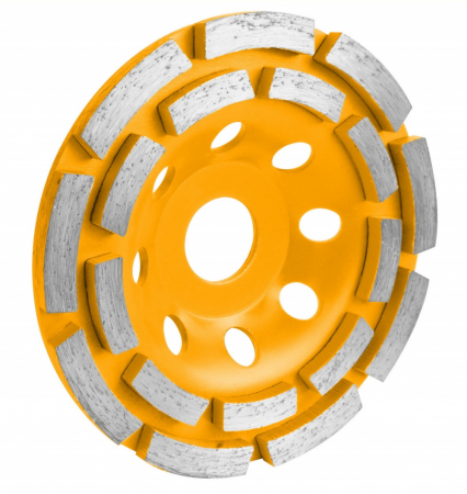 Accesorii scule - Disc diamantat dublu segmentat 125 mm pentru slefuit