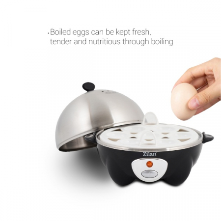 Fierbator de oua, Negru 360W, Capacitate 7 oua [10]