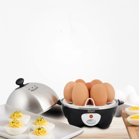 Fierbator de oua, Negru 360W, Capacitate 7 oua [11]
