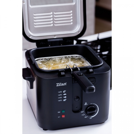 Friteuza 1600 W, 2.5 l, Termostat reglabil, Cuva detasabila, inox [4]