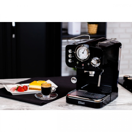 Espressor manual,15 Bar, 1.25 l, 1100W, Design Retro [5]