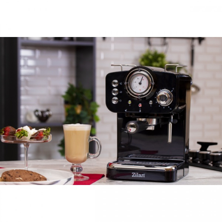 Espressor manual,15 Bar, 1.25 l, 1100W, Design Retro [8]