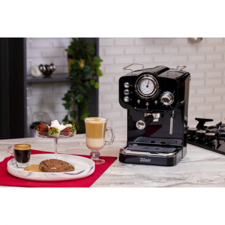 Espressor manual,15 Bar, 1.25 l, 1100W, Design Retro [7]