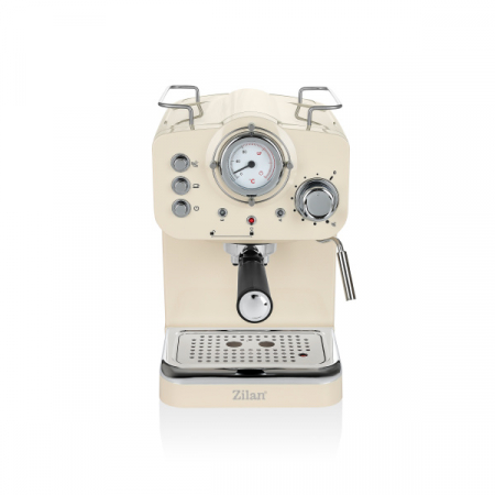 Storcatoare si Espressoare - Espressor manual Crem,15 Bar, 1.25 l, 1100W, Design Retro