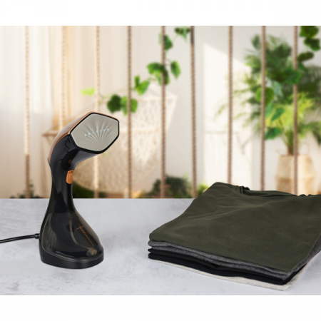 Fier de calcat vertical cu aburi AURUM, 1600W, 25g/min, 230 ml, ecran LED multi functional [3]