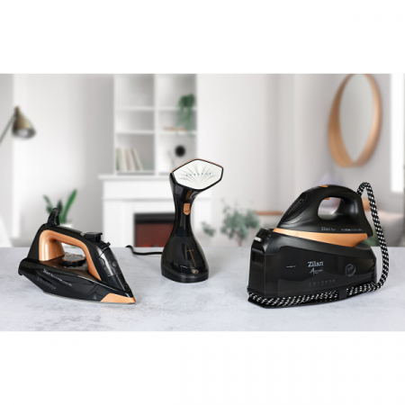 Fier de calcat vertical cu aburi AURUM, 1600W, 25g/min, 230 ml, ecran LED multi functional [9]