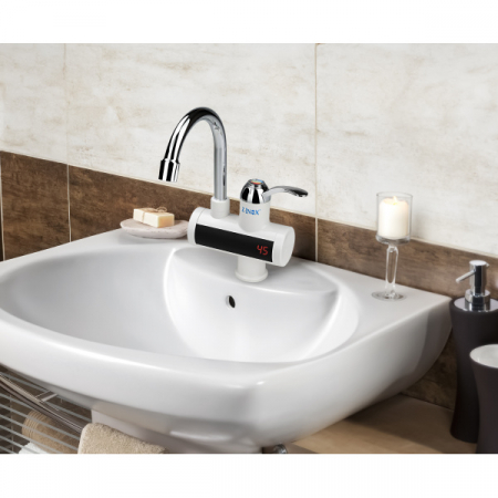 Robinet electric Alb, ecran digital, incalzire instanta [4]