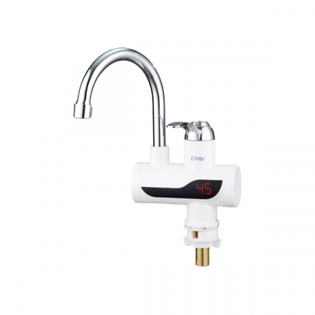 Baterii - Robinet electric Alb, ecran digital, incalzire instanta
