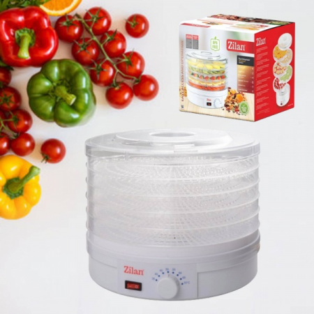 Deshidrator alimente, ZİLAN ZLN-9645,Alb 245W [5]