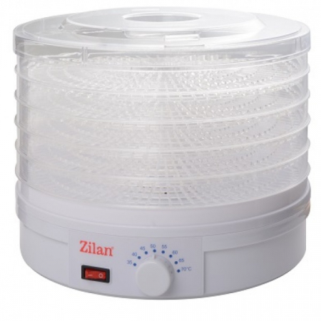 Aparate de gatit cu aburi - Deshidrator alimente, ZİLAN ZLN-9645,Alb 245W