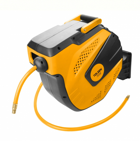 Auto-Moto - Furtun pentru aer comprimat cu rola automata, 15 m (Industri