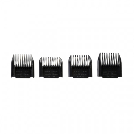 Aparat de tuns profesional fara fir, cu acumulator de schimb inclus, 4 marimi de schimb, perie de curatare si ulei incluse, Rosu [12]
