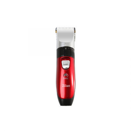 Aparat de tuns profesional fara fir, cu acumulator de schimb inclus, 4 marimi de schimb, perie de curatare si ulei incluse, Rosu [7]