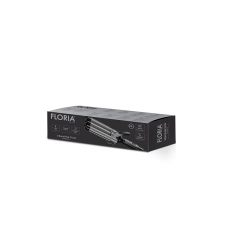 Ondulator de par cu 3 elementi, temperatura maxima de 200 grade, 98W, Negru [1]