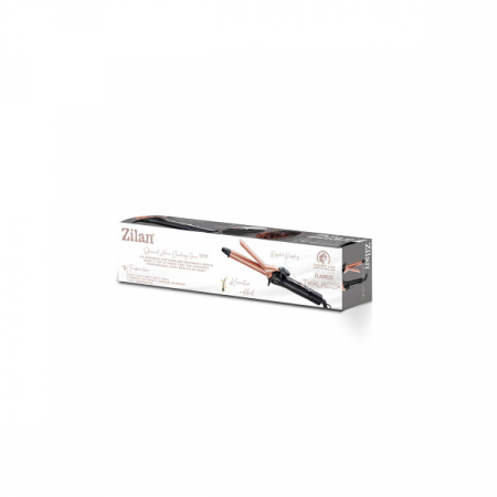 Ondulator de par cu clips, Negru/Roz, diametru 19mm, Putere 30W [1]